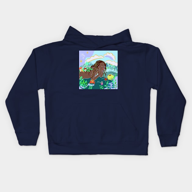 Virgo Kids Hoodie by Les Gentils